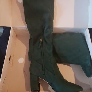Nine West Shoes - Nine west over the knee emerald green boot Nine West Shoes - Nine west over the knee emerald green boot